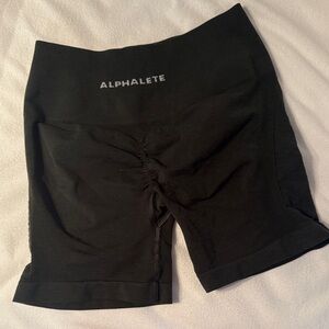 Alphalete Women's Black Bike Shorts